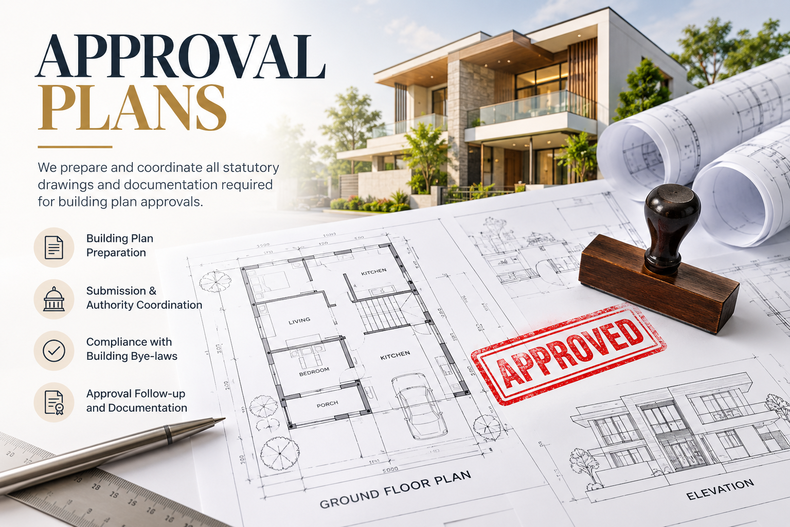 Building planning and approval support